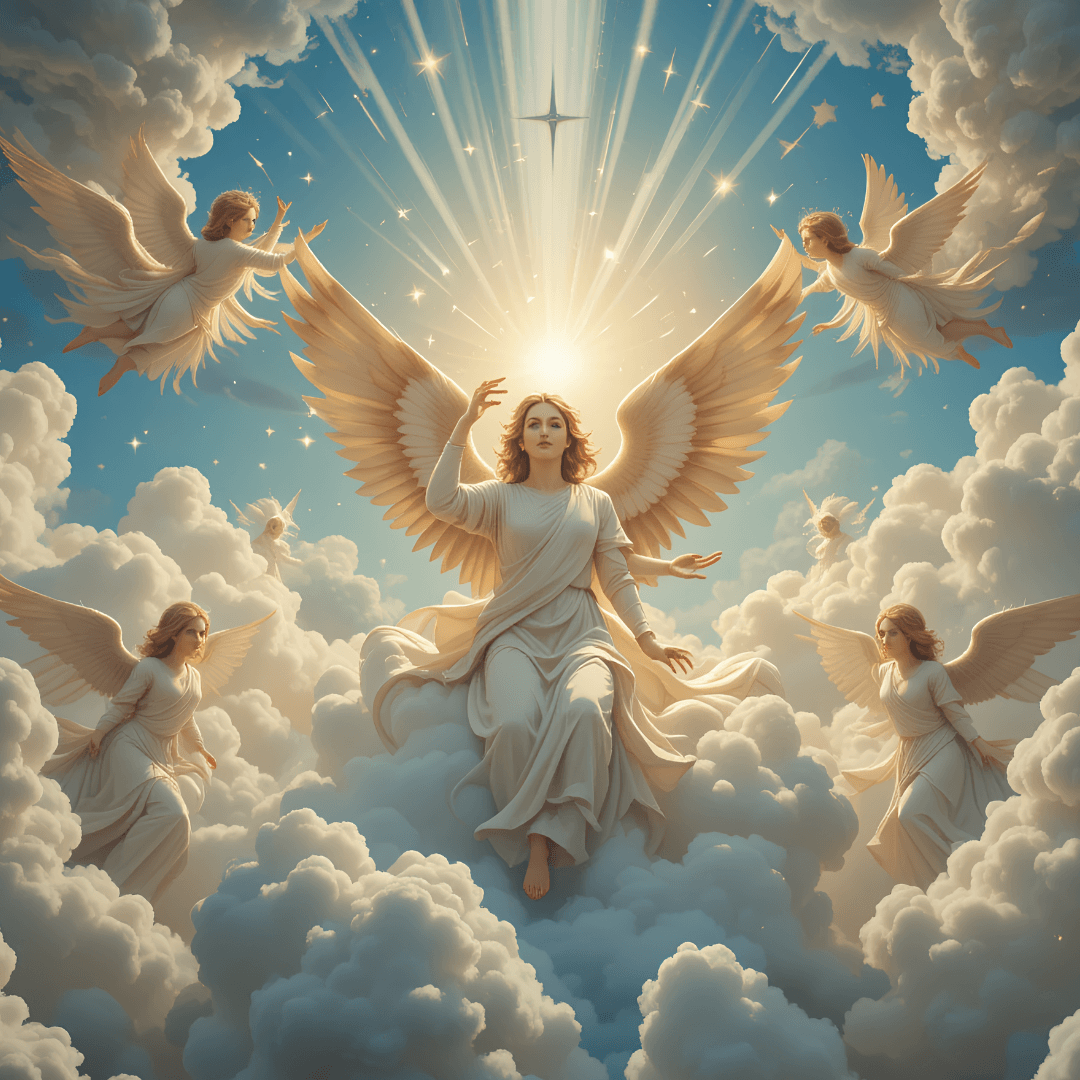 Anjos da guarda caminham conosco em silêncio mas sempre prontos a agir